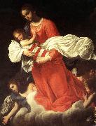 BAGLIONE, Giovanni The Virgin and the Child with Angels oil painting artist